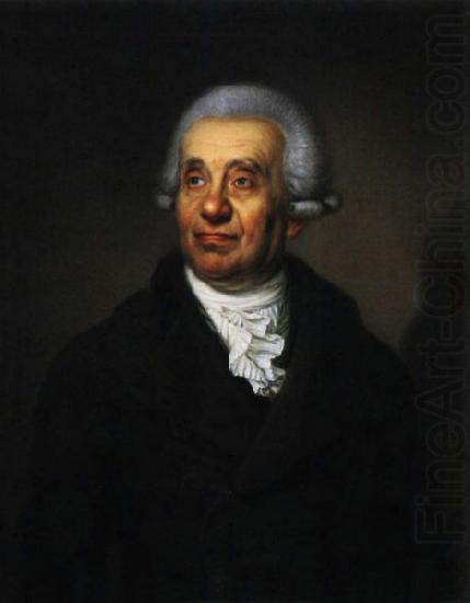 Portrait of Johann Ludwig Wilhelm Gleim (1719-1803), German poet, unknow artist